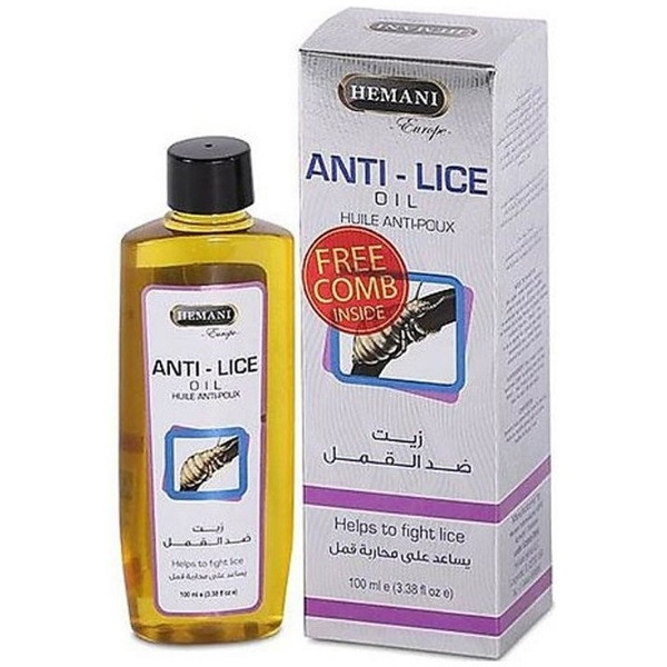 Huile Anti-Poux Hemani – 100 % Naturelle et Efficace - 100 ML