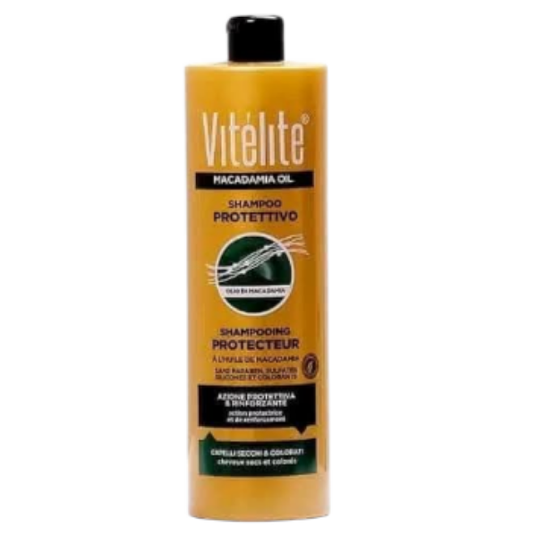 Vitélite Shampooing Protecteur à l’Huile de Macadamia – Nutrition & Douceur – 1000 ml