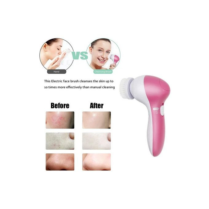 Brosse nettoyant électrique – Soin du visage- 5 En 1