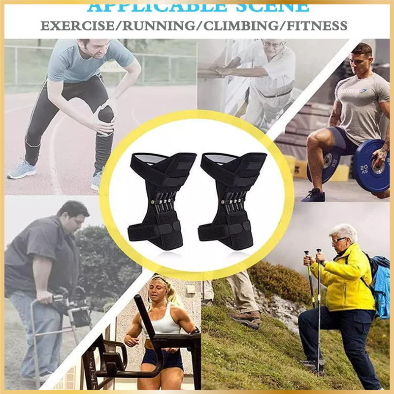 Genouillère PowerKnee à Ressort – Support Renforcé