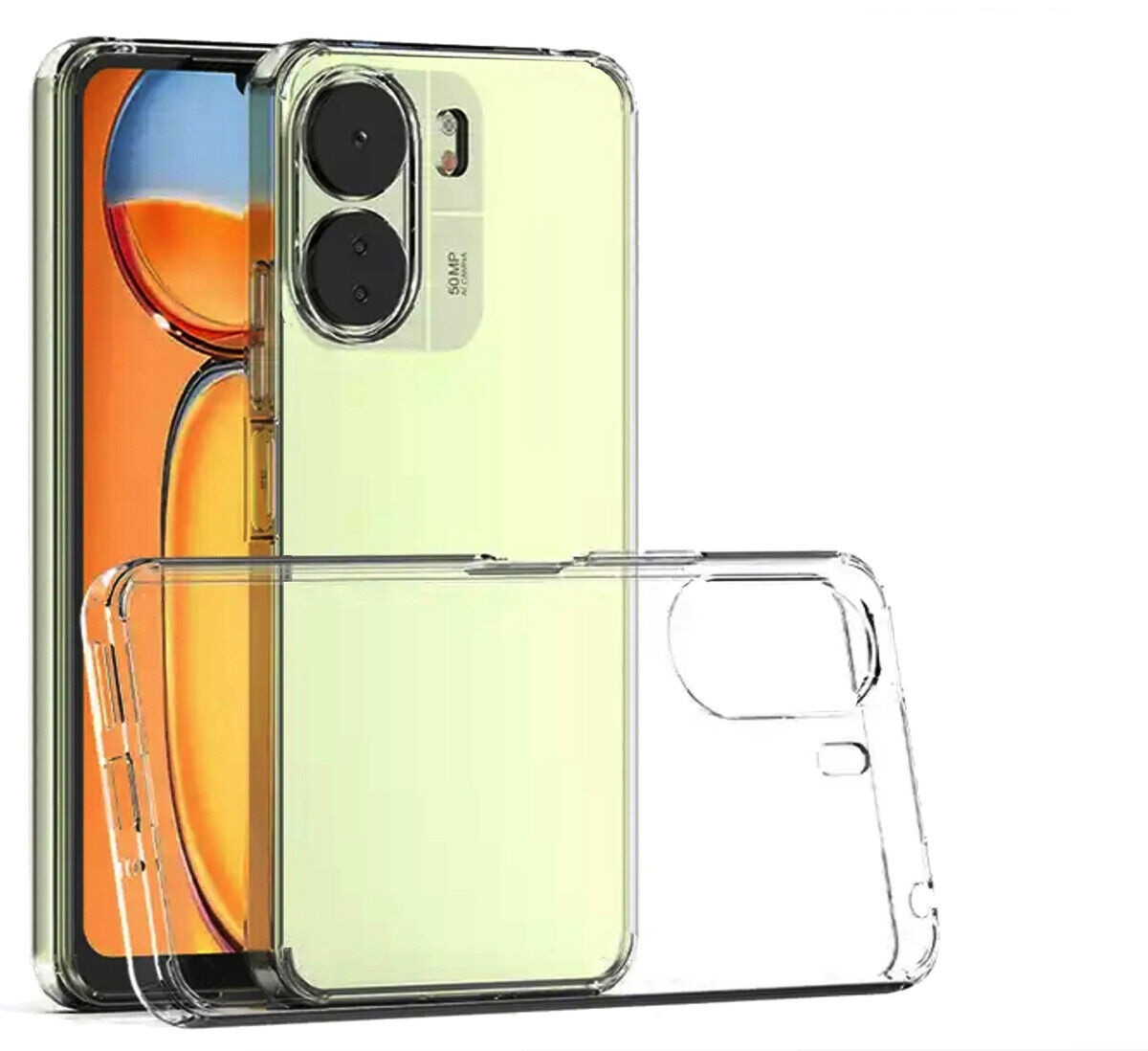 Cache En Silicone Pour Redmi 13 C Transparent