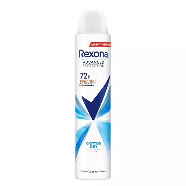 Rexona Déodorant Cotton Dry 72h pour Femme 200ml