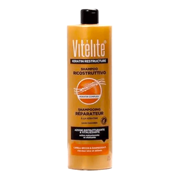 Vitélite Shampooing Réparateur à la Kératine – Restructurant & Fortifiant – 1000 ml