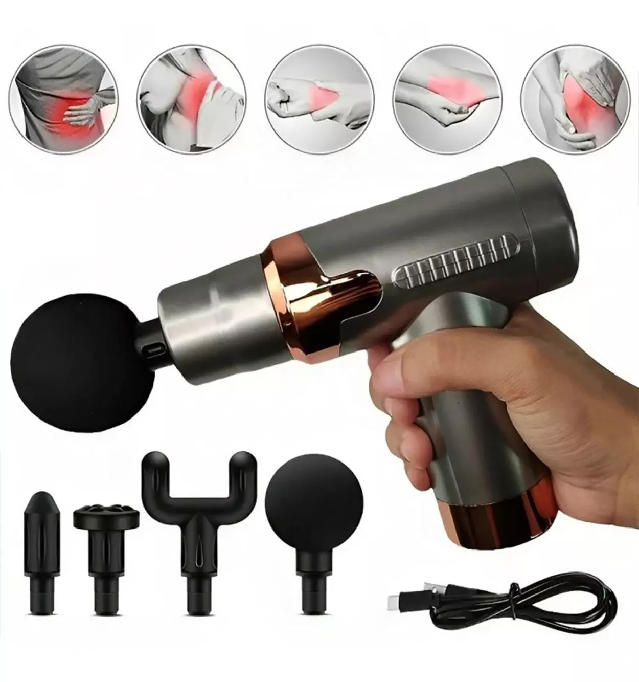 Appareil de Massage des muscles et des pieds pour femmes/Hommes, Noir