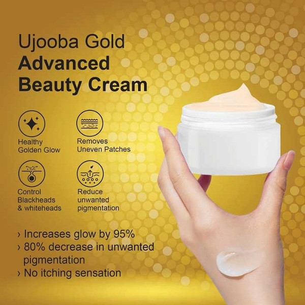 Crème Beauté Ujooba Gold Hydratation Intensive et Anti-âge