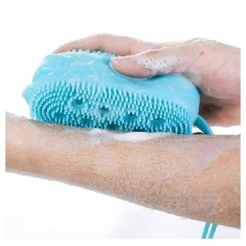 Éponge de bain en silicone à bulles – Exfoliation