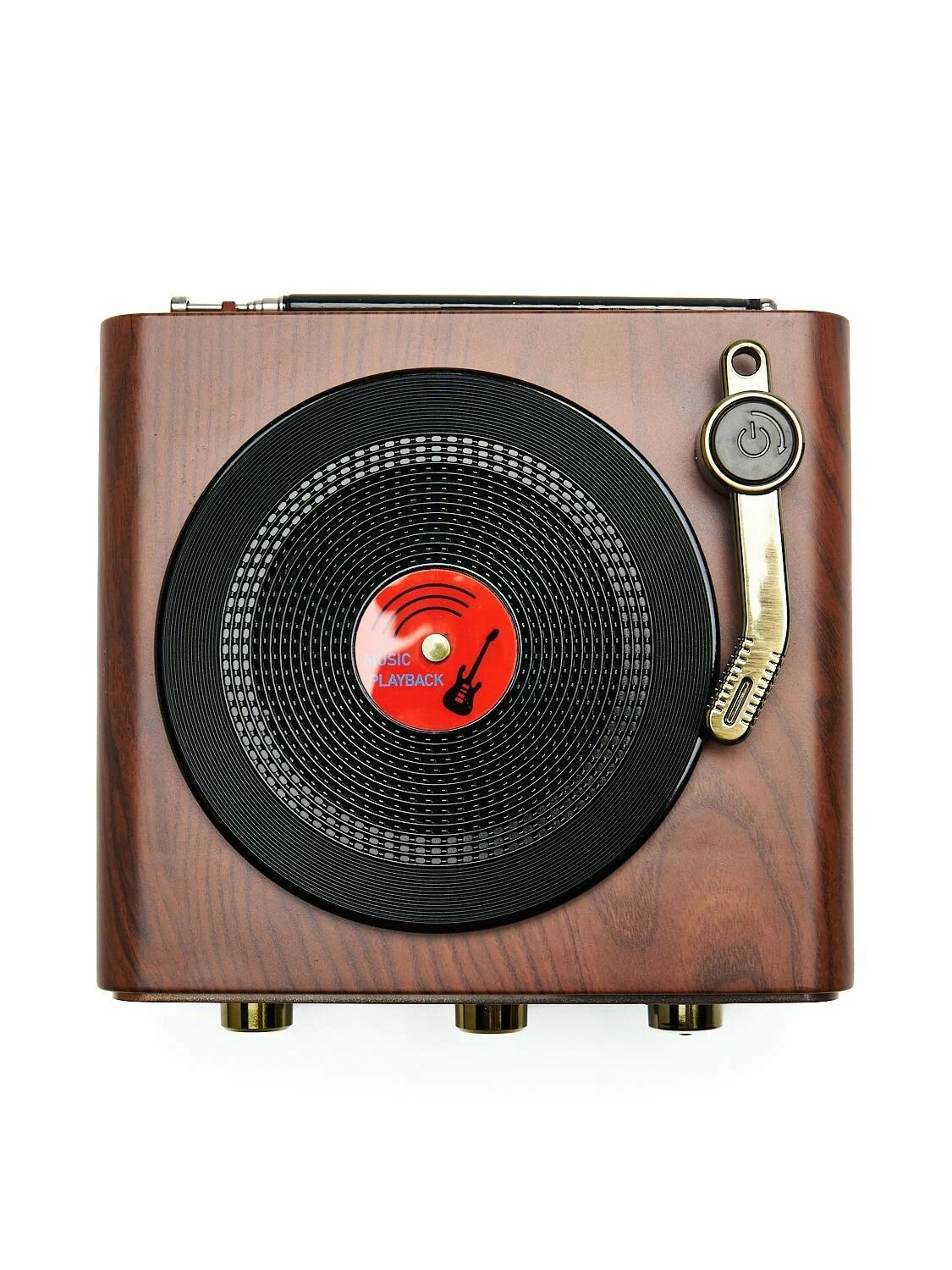 Radio rétro avec Bluetooth, USB et prise en charge MicroSD Meier MD-1317BT – Marron Bois