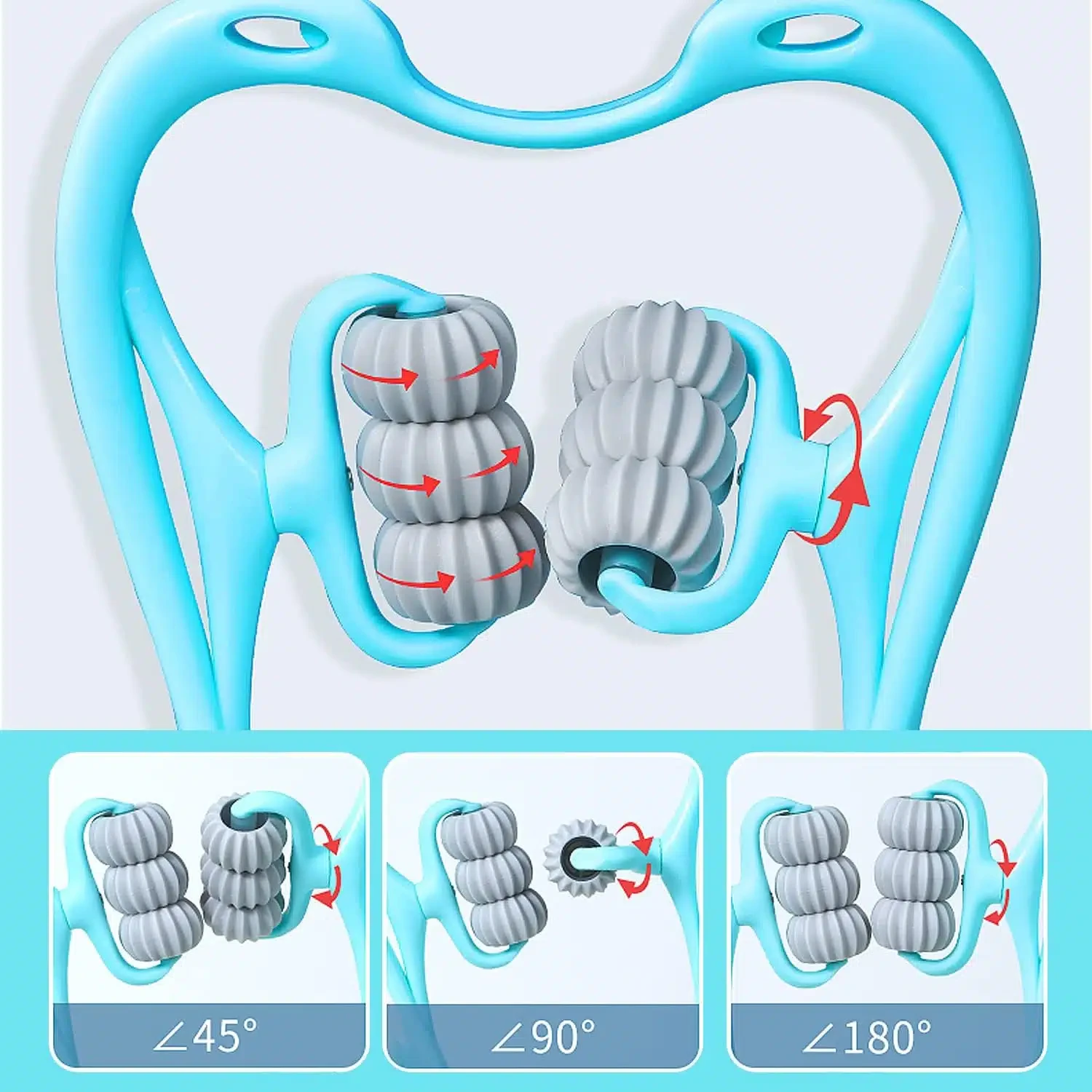 Masseur de cou, version améliorée 6 Masseur cervical à billes Soulagement de la douleur du cou