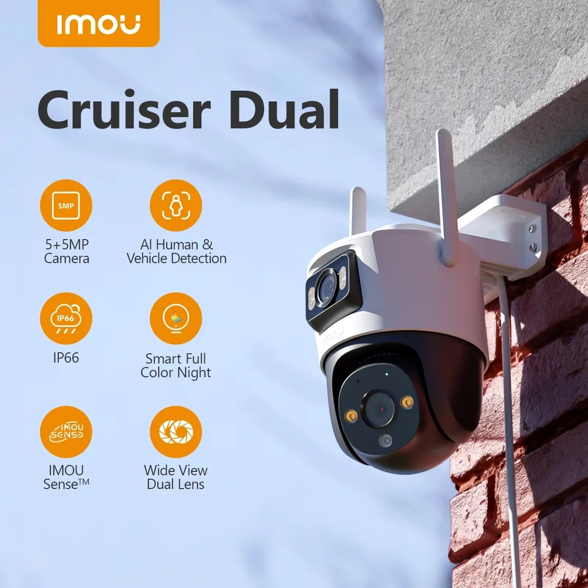 CAMERA IMOU CRUISER DUAL 6MP COLOR VU