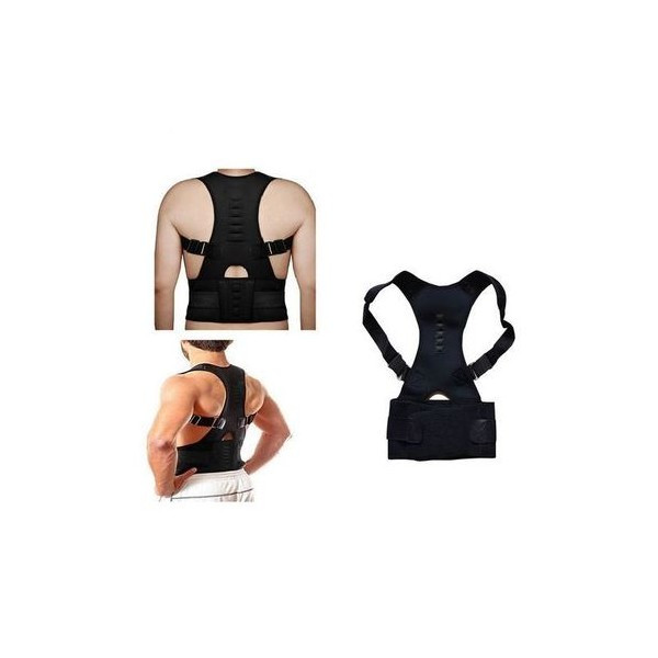 Ceinture Correcteur De Posture Dos Unisexe – Noir