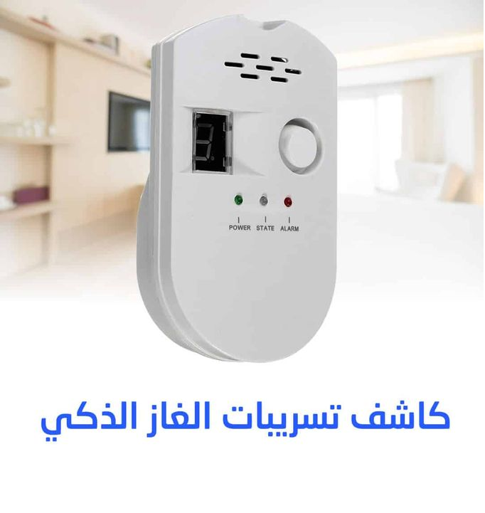 Détecteur Electrique De Fuite De Gaz Blanc