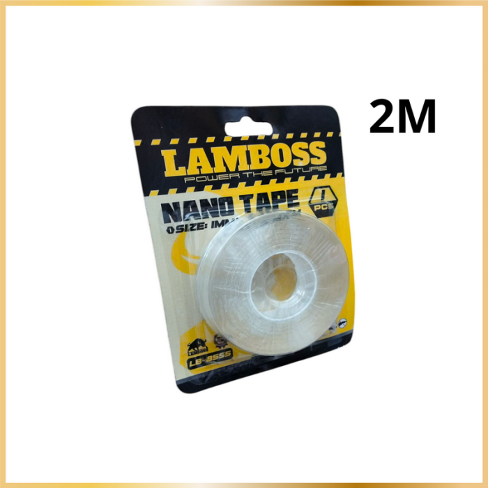 Ruban Adhésif Double Face Transparent 2m x 1.9cm