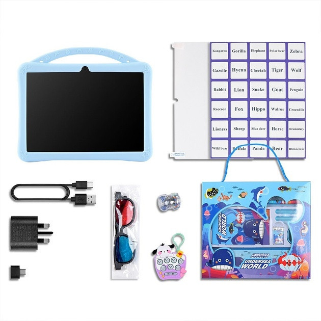 Tablette Enfant CCIT KT5 MAX 10.1" – Android 10, 6 Go RAM, 256 Go ROM, Éducative Et Ludique