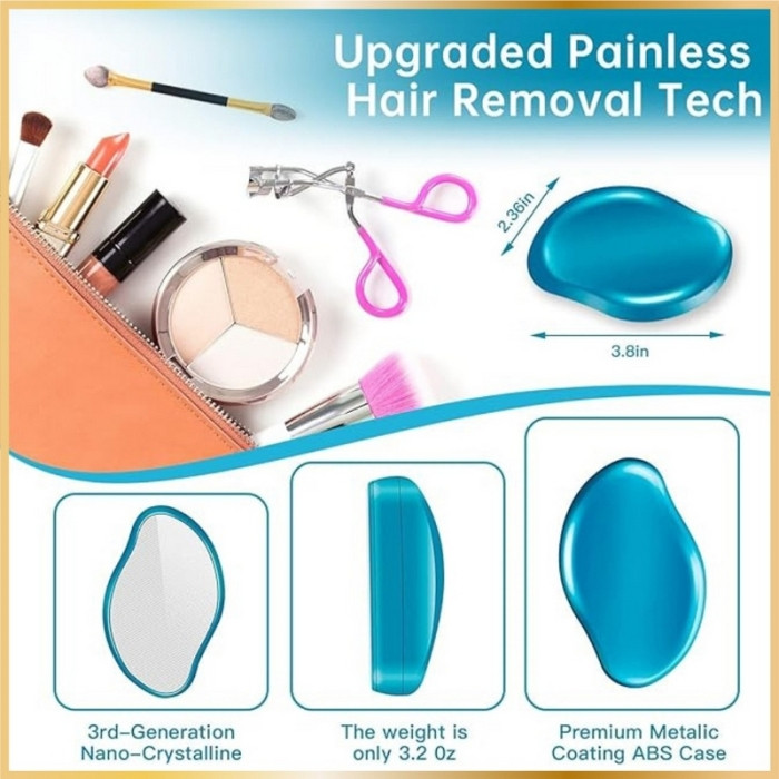 Épilation à la Pierre de Cristal Bleu