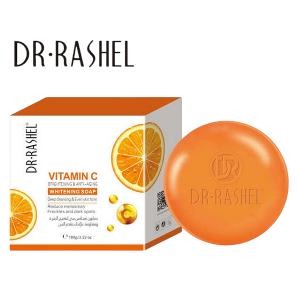 Savon Visage Éclaircissant à La Vitamine C Anti Âge Anti Rides 100g