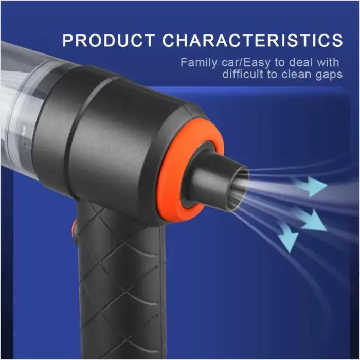 Aspirateur À Main 3 En 1 Noir