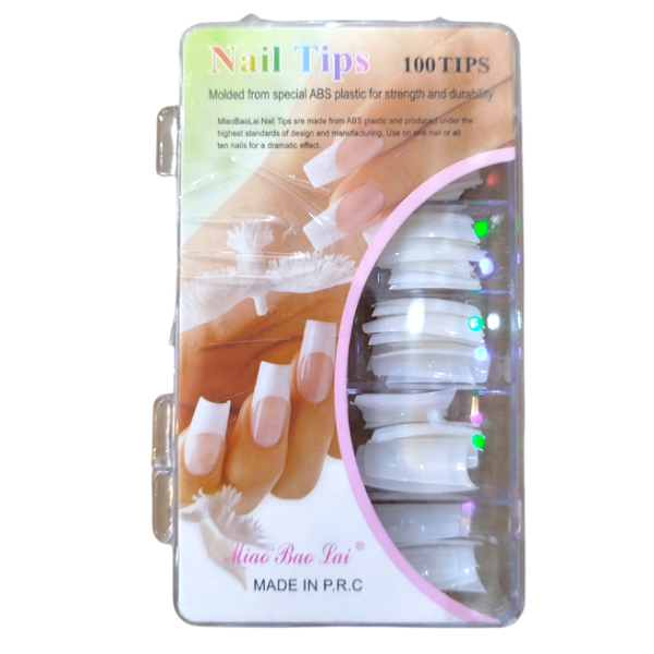 Faux Ongles – Pack de 100 Tips en Plastique ABS