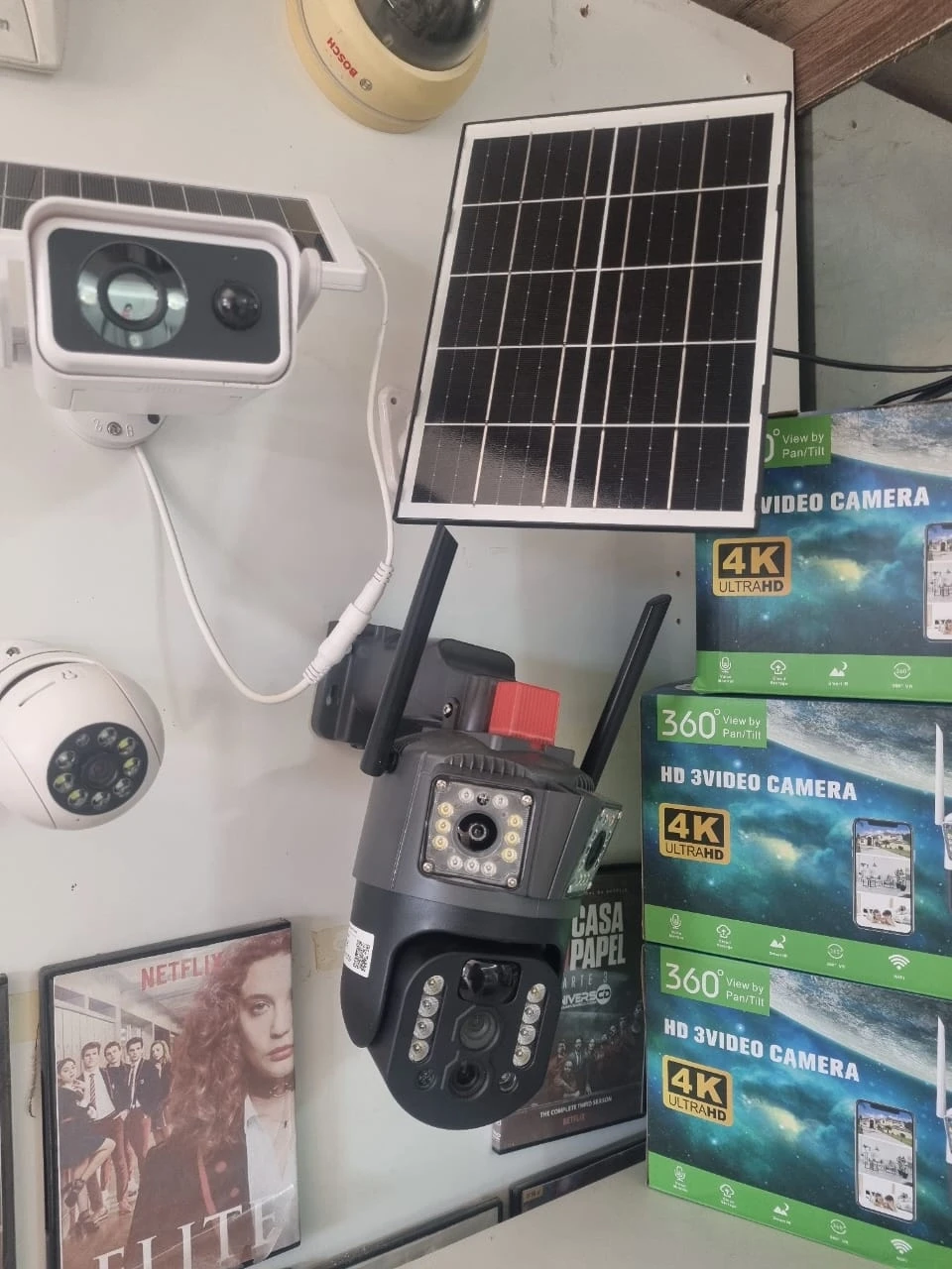 Camera 4G solaire Double Camera Zoom X10