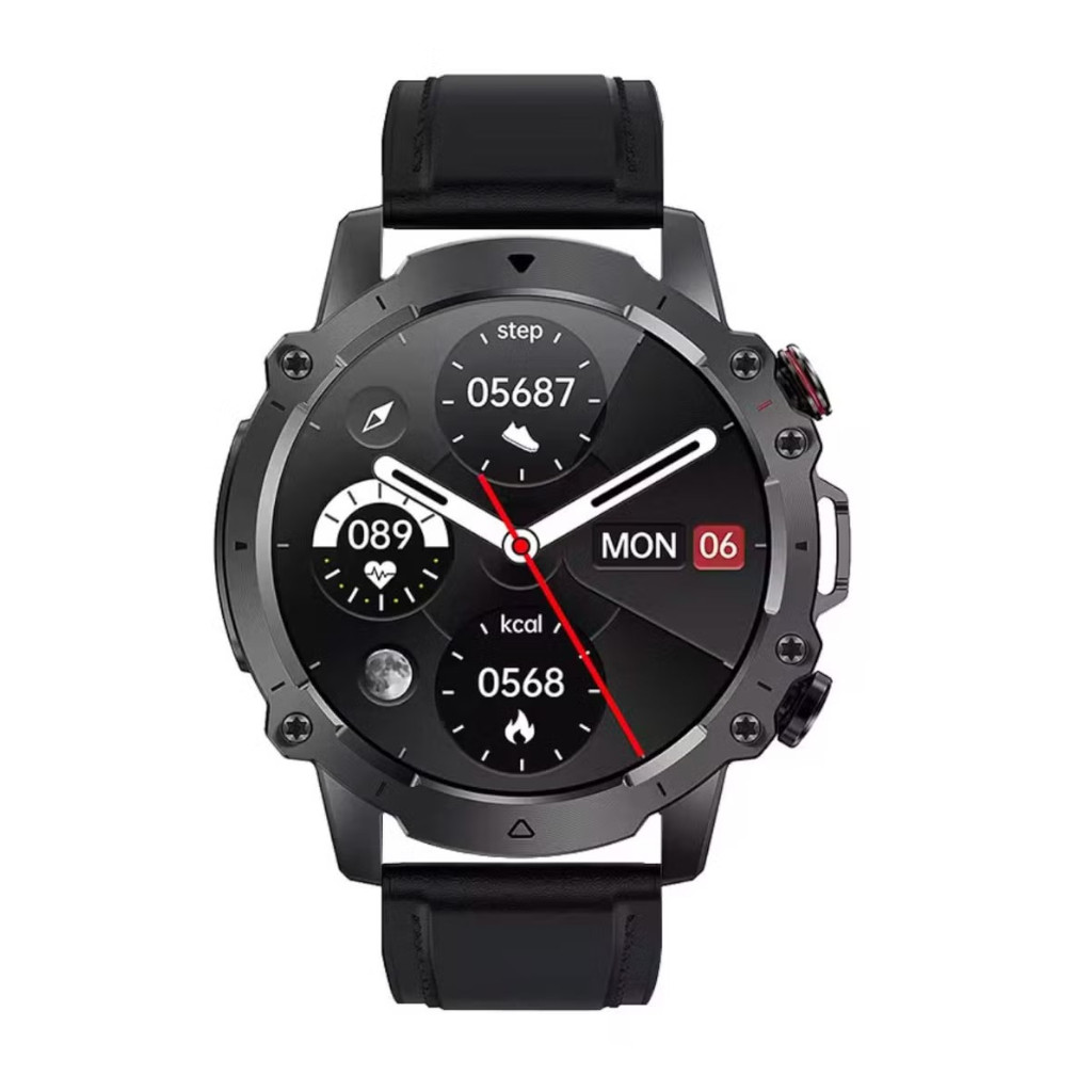Montre Connectée CY02 Smart Barry 49mm AMOLED – Smartwatch Android, 5G SIM, Suivi Santé et Sport, Deux Bracelets Interchangeables