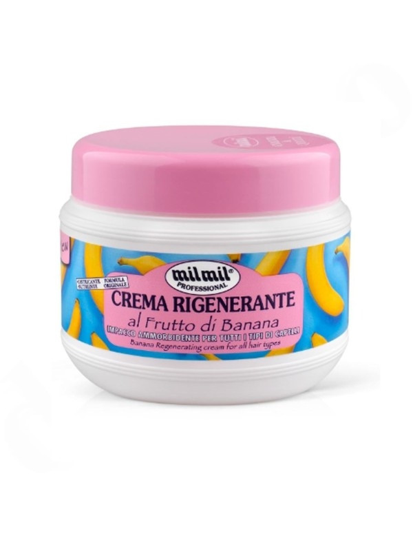 Masque Capillaire MILMIL à la Banane – 500ml – Nutrition & Régénération Intense