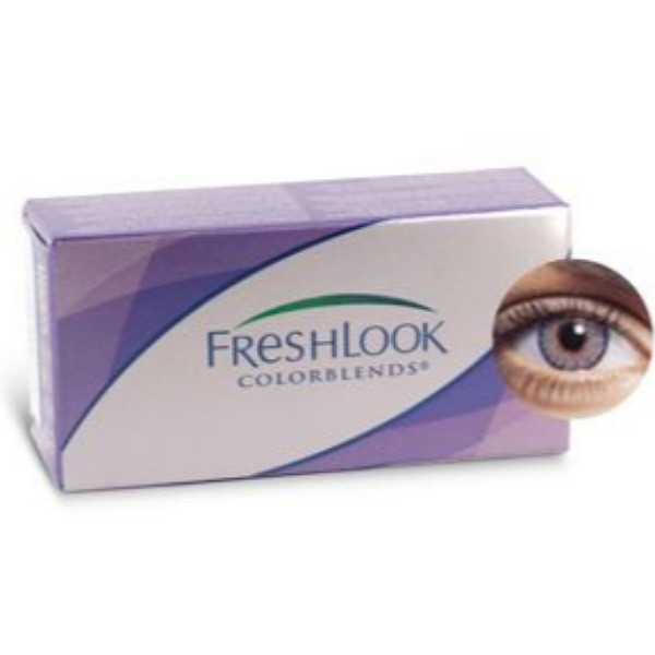 Lentilles Mensuelles FreshLook – Couleur Sterling Grey (Gris Étincelant)