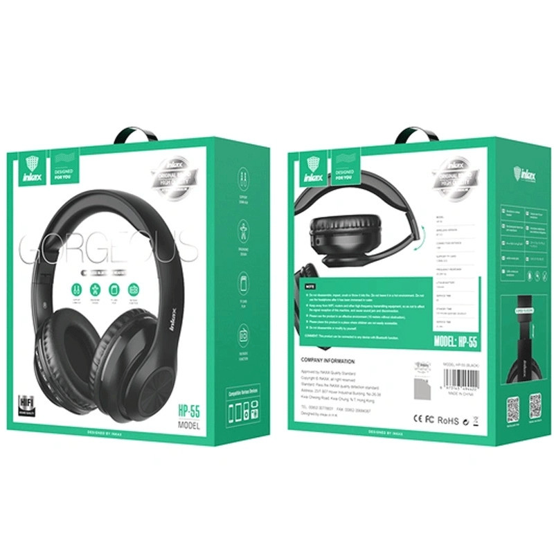 Casque Sans Fil Bluetooth Inkax HP-55