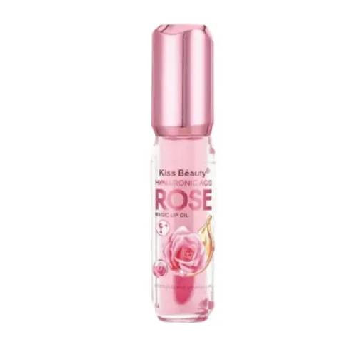 Gloss lèvres Kiss Beauty Magic à l’acide hyaluronique – Rose