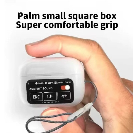 Ecouteurs Bluetooth Sans Fil ENC Avec Afficheur LED Tactile