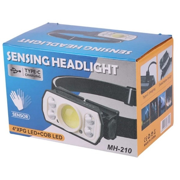 Lampe Frontale LED TT-AA-003 avec Lumière Rouge & Détecteur de Mouvement – Ultra Polyvalente & Rechargeable