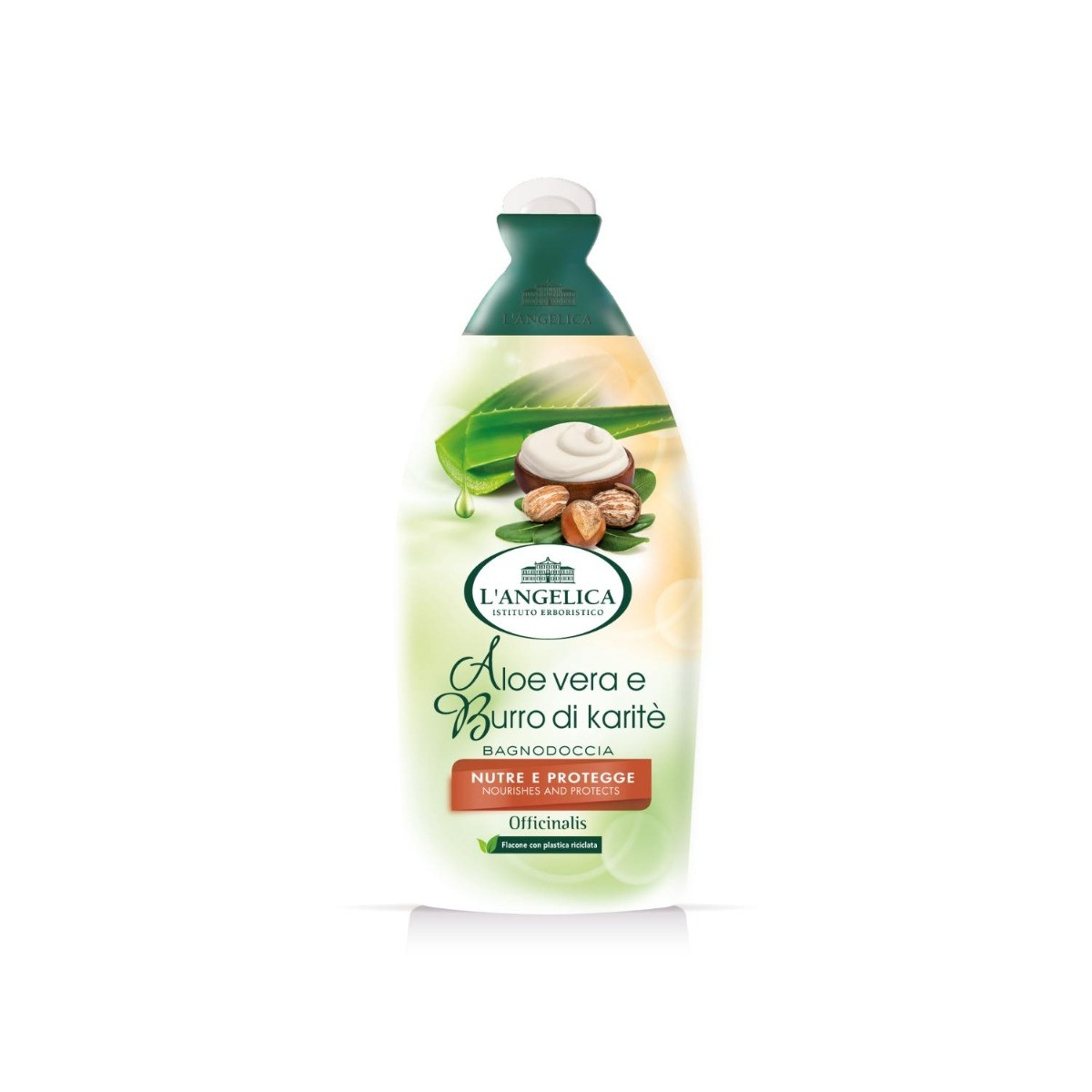Gel Douche Officinalis – Aloe Vera & Beurre de Karité – 500 ml