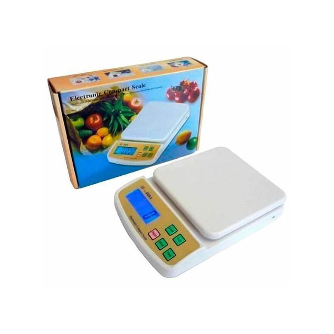 Balance de cuisine carré – haute précision – avec adaptateur de poids numérique