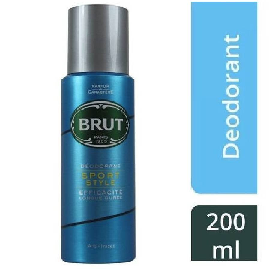 Déodorant spray corporel Brut Raw Sport Style 200ml