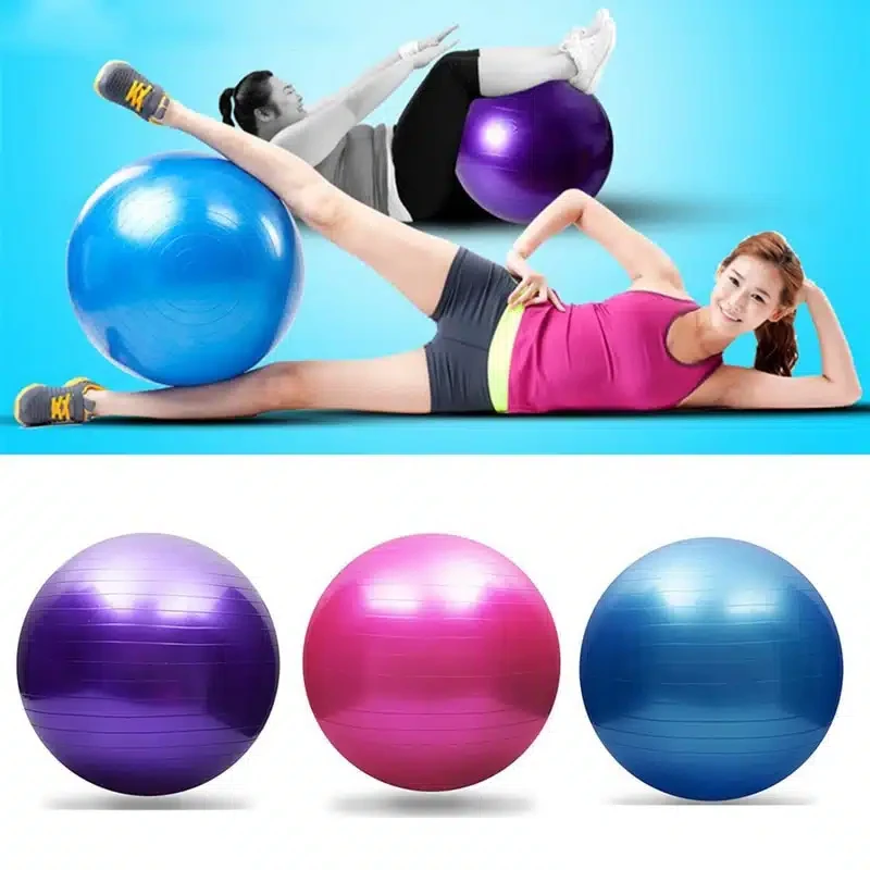 Balle de Yoga 65cm, balle d’équilibre, de Fitness, de grossesse, de Sport, anti-Stress, accessoires de Yoga et de Pilates, équipement de gymnastique à domicile