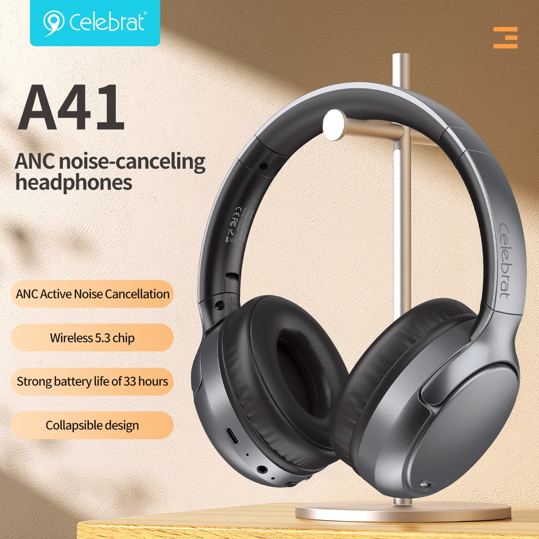 Casque Sans Fil Bluetooth Célébrate A41 ANC 33H