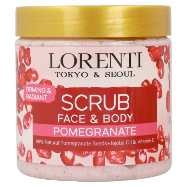 LORENTI Scrub Pomegranate 500ml – Gommage Visage et Corps à la Grenade