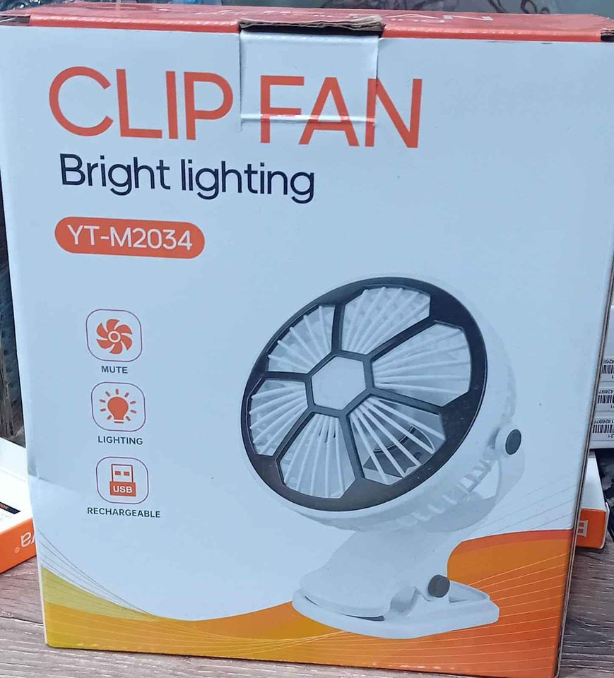 Mini ventilateur CLIP FAN Bright lighting YT-M2034