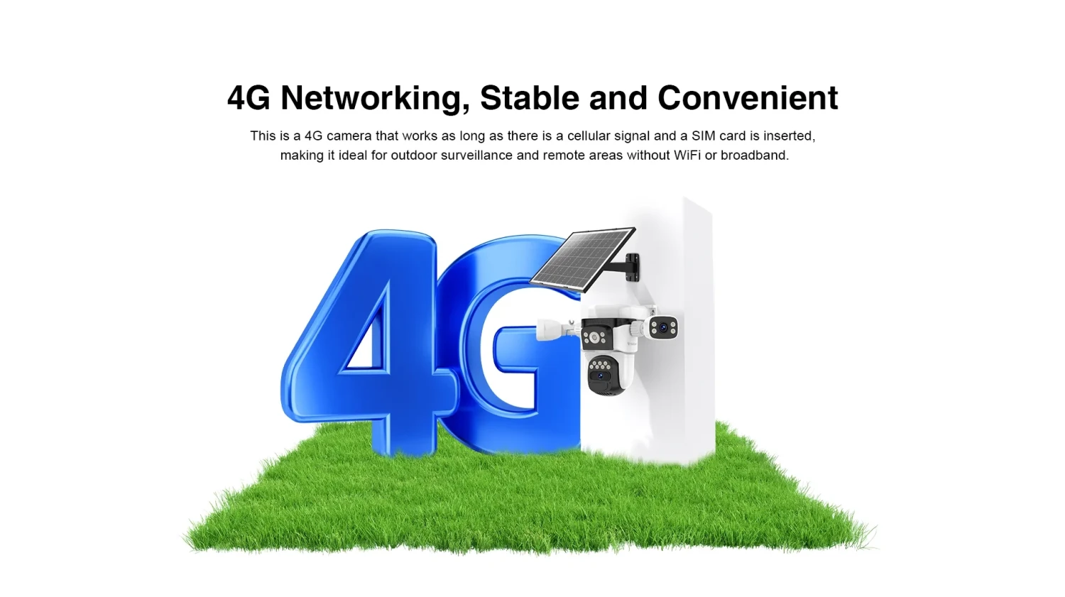 Camera 4G solaire Trible Camera