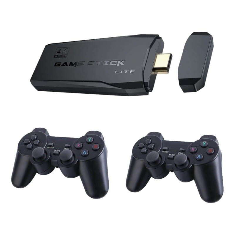 Console de Jeux Vidéos 4k Game Stick Lite 10000 Jeux Classic et 9 Émulateurs