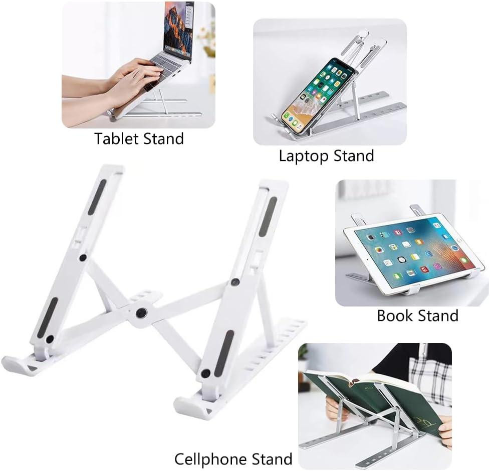 Support PC Portable Réglable en Plastique ABS