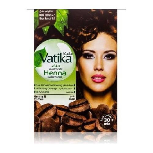 Vatika Henna Coloration Cheveux Café Brun Foncé
