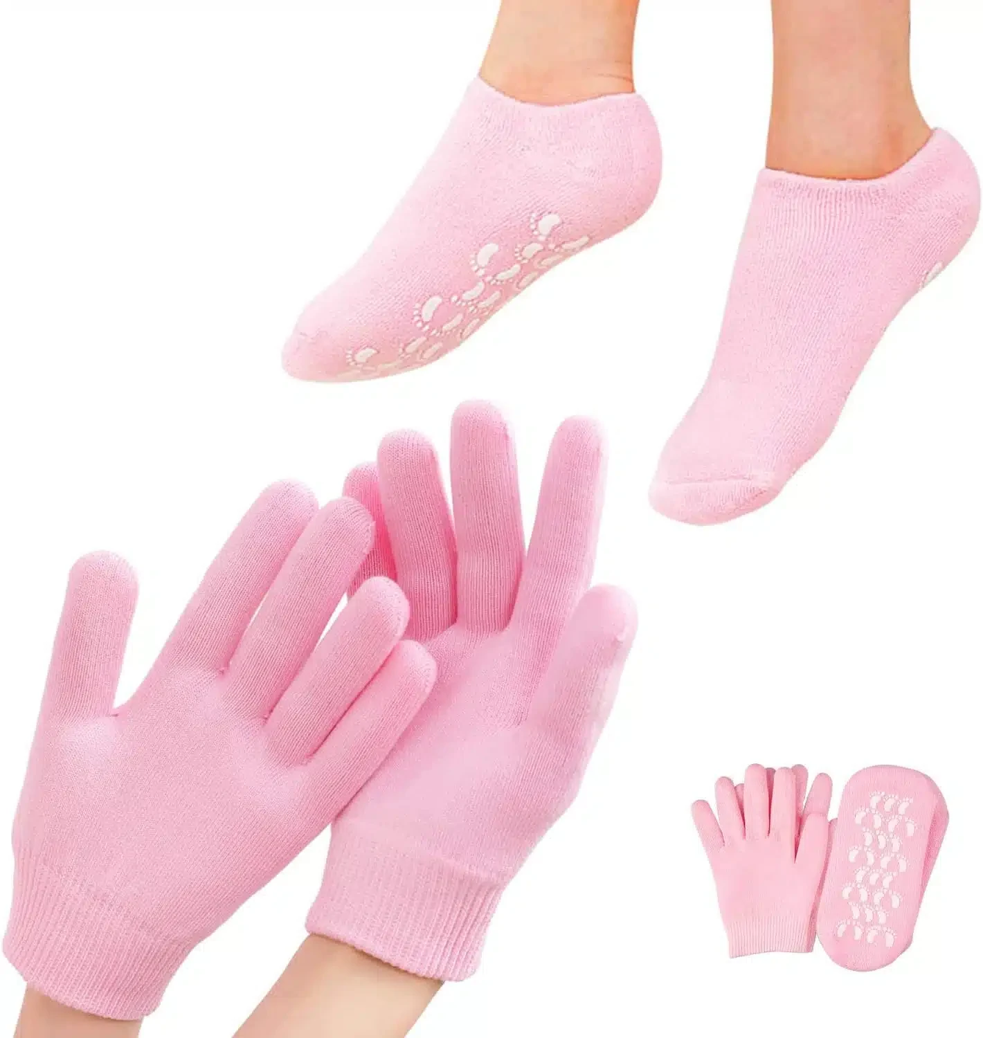 Pack de gants et chaussettes de thérapie hydratants