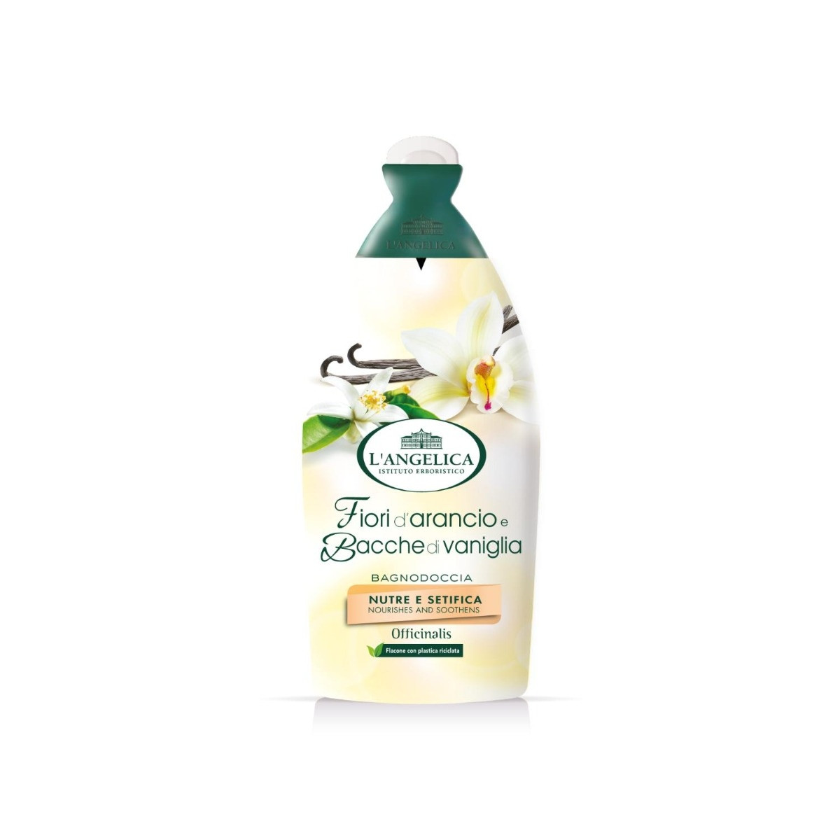 Gel Douche Officinalis – Fleurs d’oranger & Gousses de vanille – 500 ml