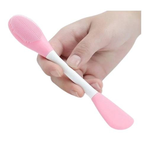 Brosse en silicone 2-en-1