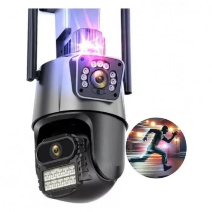 Caméra de Surveillance double Wi-Fi intelligente