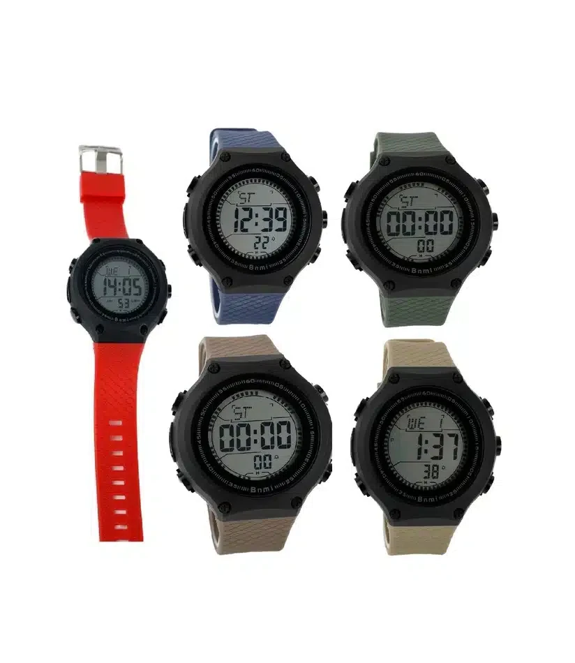 Montre numérique pour Hommes , Femmes et Enfants , étanche, sport, décontractée, assortie