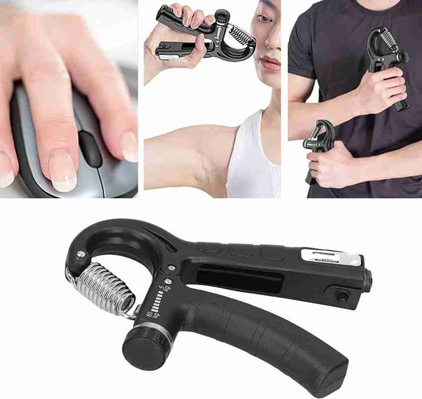 Appareil de musculation de la poignée,résistance réglable(10-60kg)-Noir