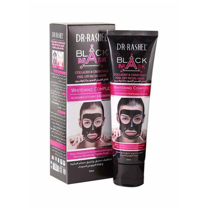 Dr Rashell Masque points noirs – Collagen and Charcoal – Femme/Homme – 100 Ml-
