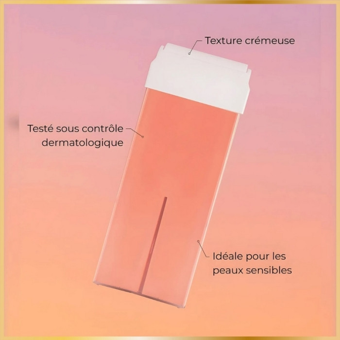 Cire Épilatoire Rose Recharge Prête à l’Emploi pour Chauffe-Cire