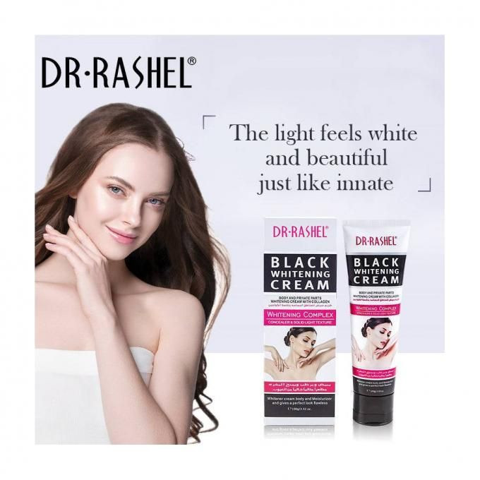 Dr Rashell Crème blanchissante noire pour le corps et les parties intimes