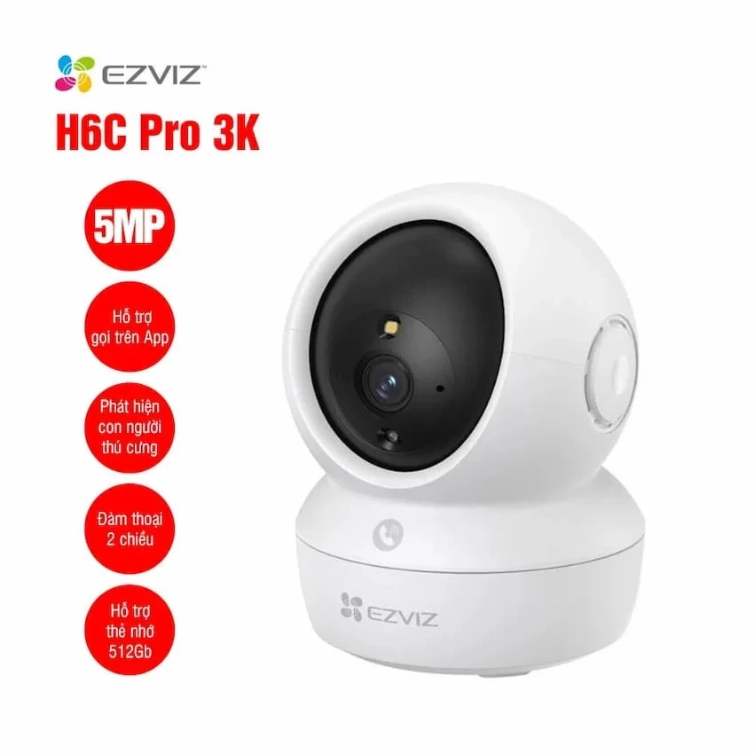 Caméra de surveillance WIFI Smart EZVIZ H6C 3K INDOOR